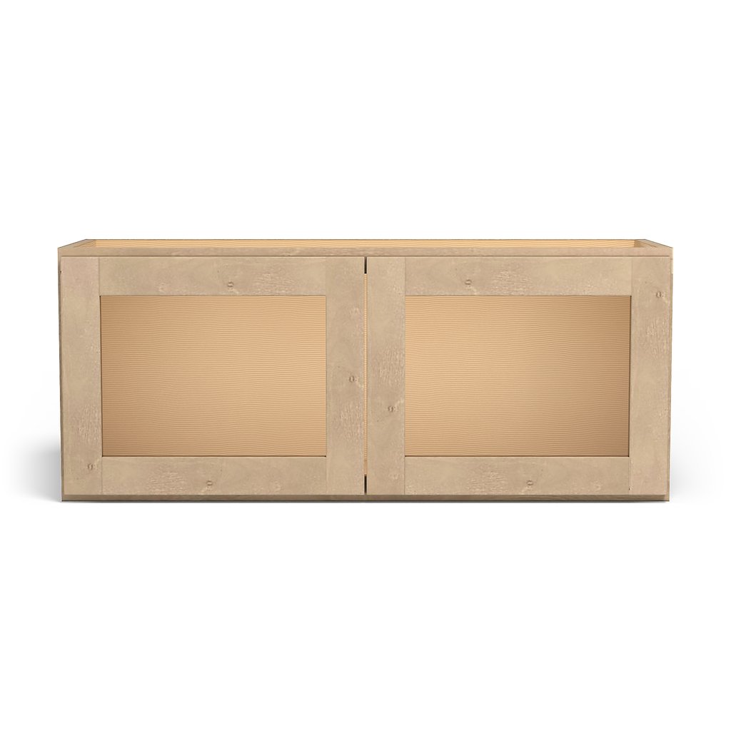 Special Order - 36" x 15" Wall Cabinet with Acrylic Mullion Doors Sonona Wheat - W3615GMD GHI Sonona Wheat Special Order SPSNW Upper Wall Cabinets Wall Cabinets