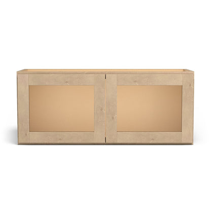 Special Order - 36" x 15" Wall Cabinet with Acrylic Mullion Doors Sonona Wheat - W3615GMD GHI Sonona Wheat Special Order SPSNW Upper Wall Cabinets Wall Cabinets