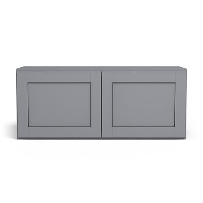 Special Order - 36" x 15" Wall Cabinet Pacific Gray - W3615 GHI Pacific Gray Special Order SPPGS Upper Wall Cabinets Wall Cabinets