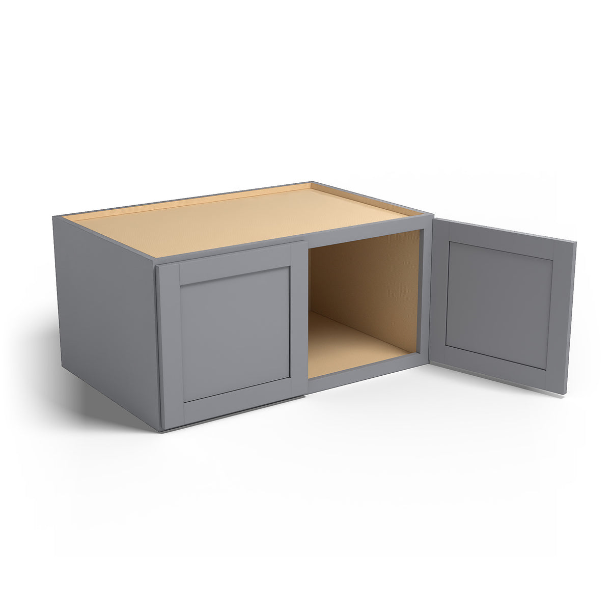 Special Order - 36" x 18" x 24" Wall Cabinet Pacific Gray - W361824 GHI Pacific Gray Special Order SPPGS Upper Wall Cabinets Wall Cabinets