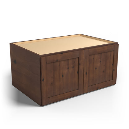 Special Order - 36" x 18" x 24" Wall Cabinet Rustic Walnut - W361824 GHI Rustic Walnut Special Order SPRWS Upper Wall Cabinets Wall Cabinets