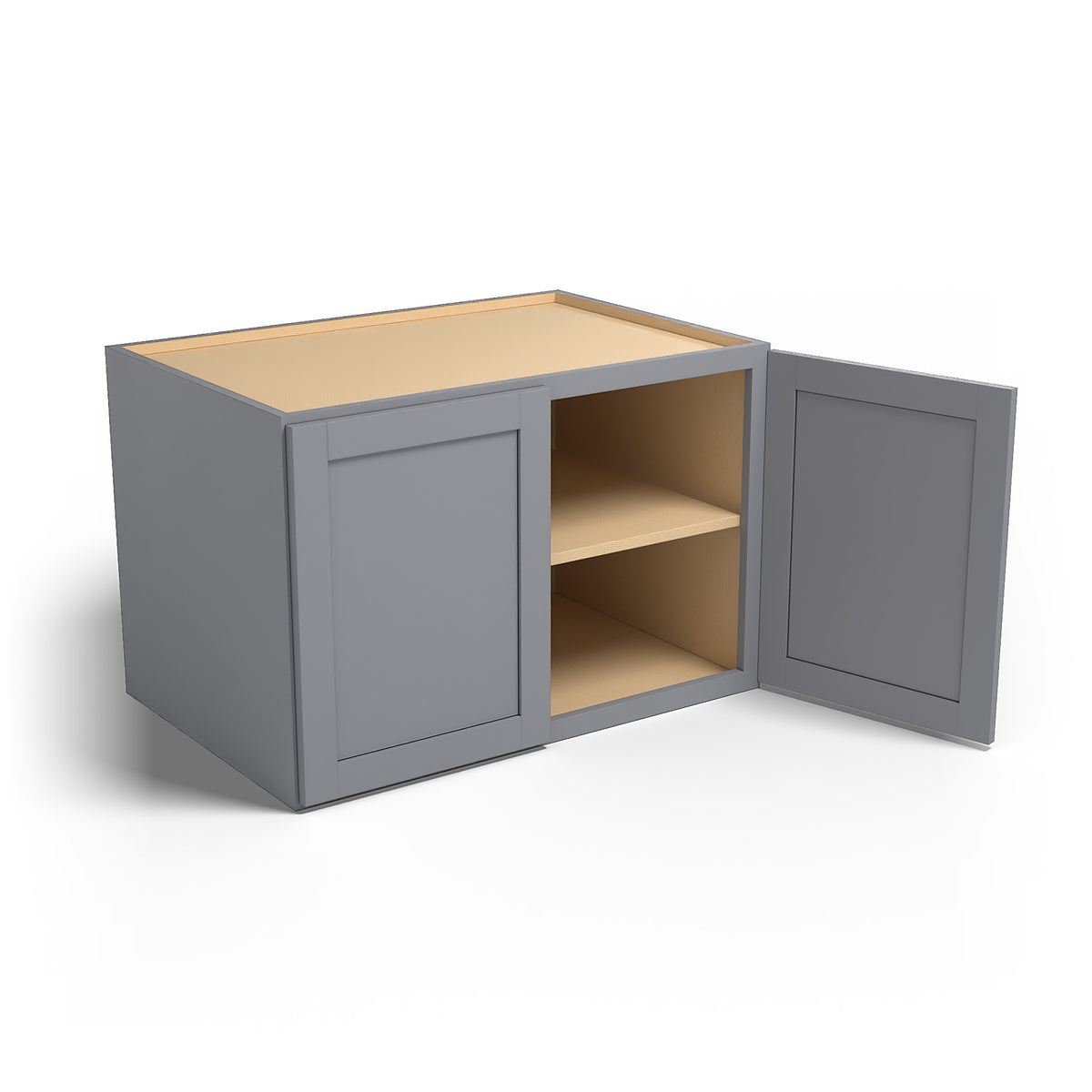 Special Order - 36" x 24" x 24" Wall Cabinet Pacific Gray - W362424 GHI Pacific Gray Special Order SPPGS Upper Wall Cabinets Wall Cabinets