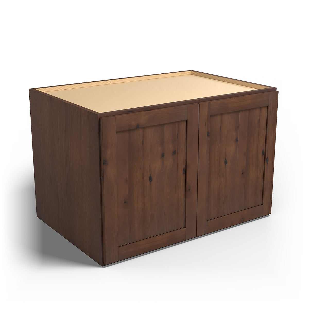 Special Order - 36" x 24" x 24" Wall Cabinet Rustic Walnut - W362424 GHI Rustic Walnut Special Order SPRWS Upper Wall Cabinets Wall Cabinets