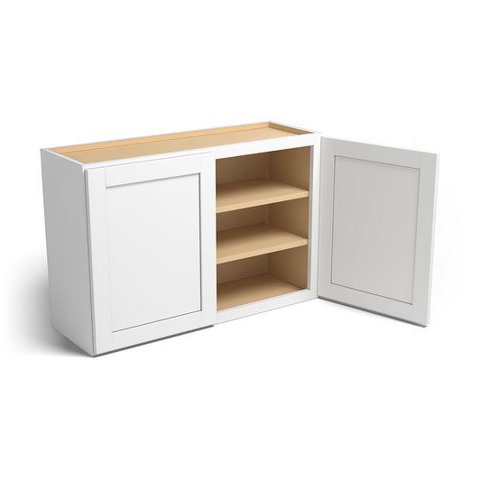 Special Order - 36" x 24" Wall Cabinet Arcadia White Shaker - W3624 Arcadia White GHI SPACW Special Order Upper Wall Cabinets Wall Cabinets