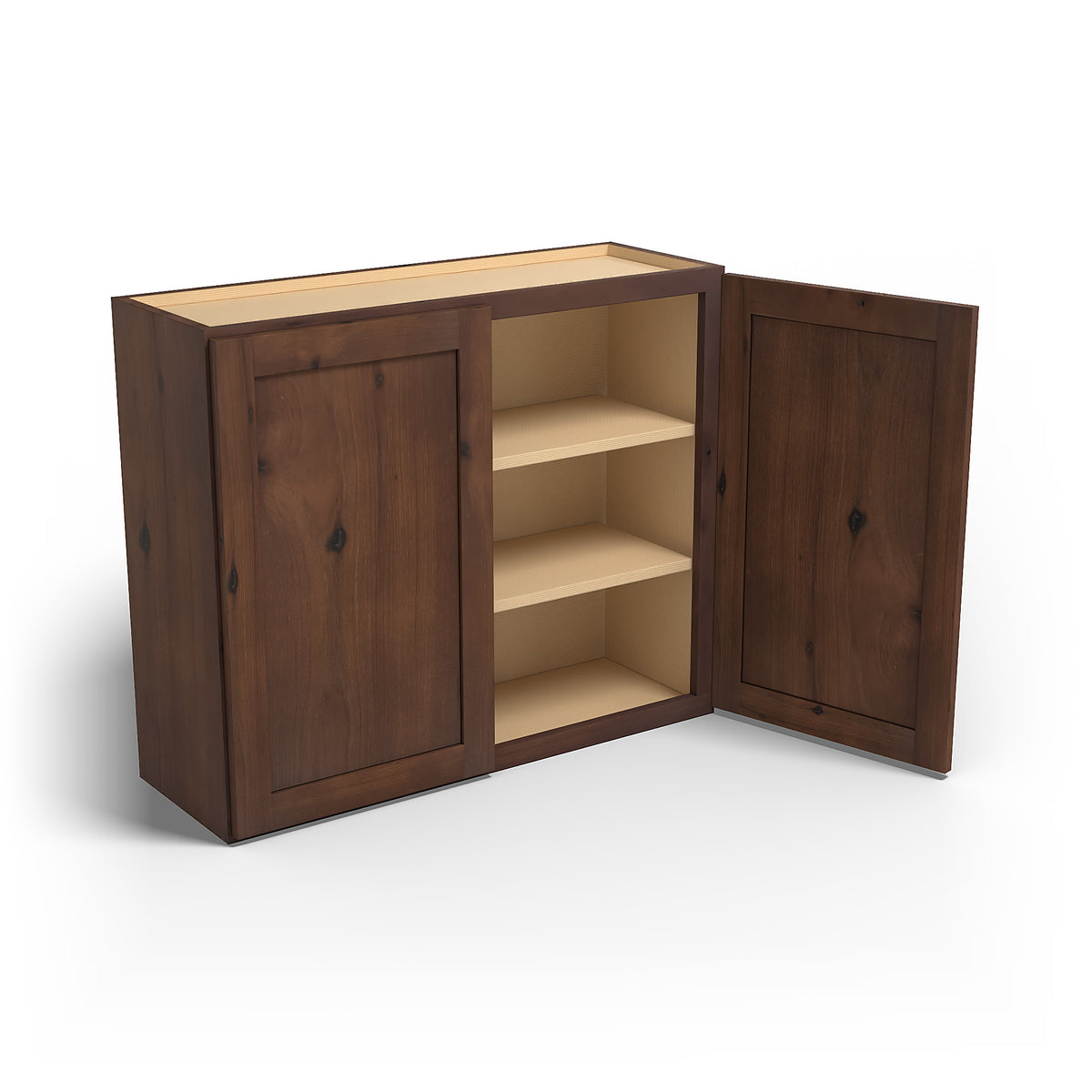 Special Order - 36" x 30" Wall Cabinet Rustic Walnut - W3630 30" Wall Cabinets GHI Rustic Walnut Special Order SPRWS Wall Cabinets