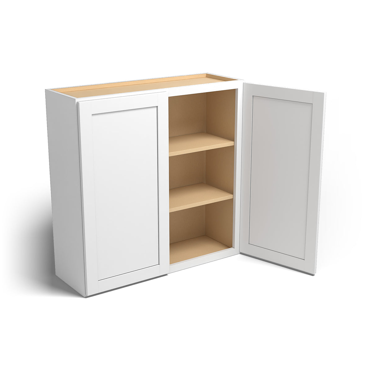 Special Order - 36" x 36" Wall Cabinet Arcadia White Shaker - W3636 36" Wall Cabinets Arcadia White GHI SPACW Special Order Wall Cabinets