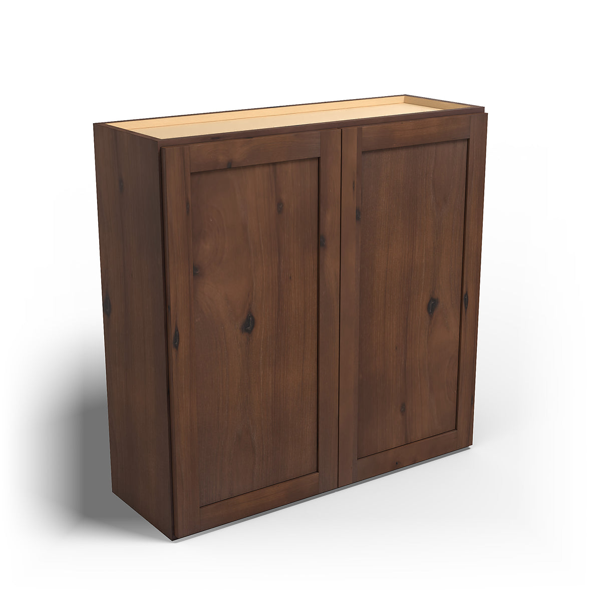 Special Order - 36" x 36" Wall Cabinet Rustic Walnut - W3636 36" Wall Cabinets GHI Rustic Walnut Special Order SPRWS Wall Cabinets