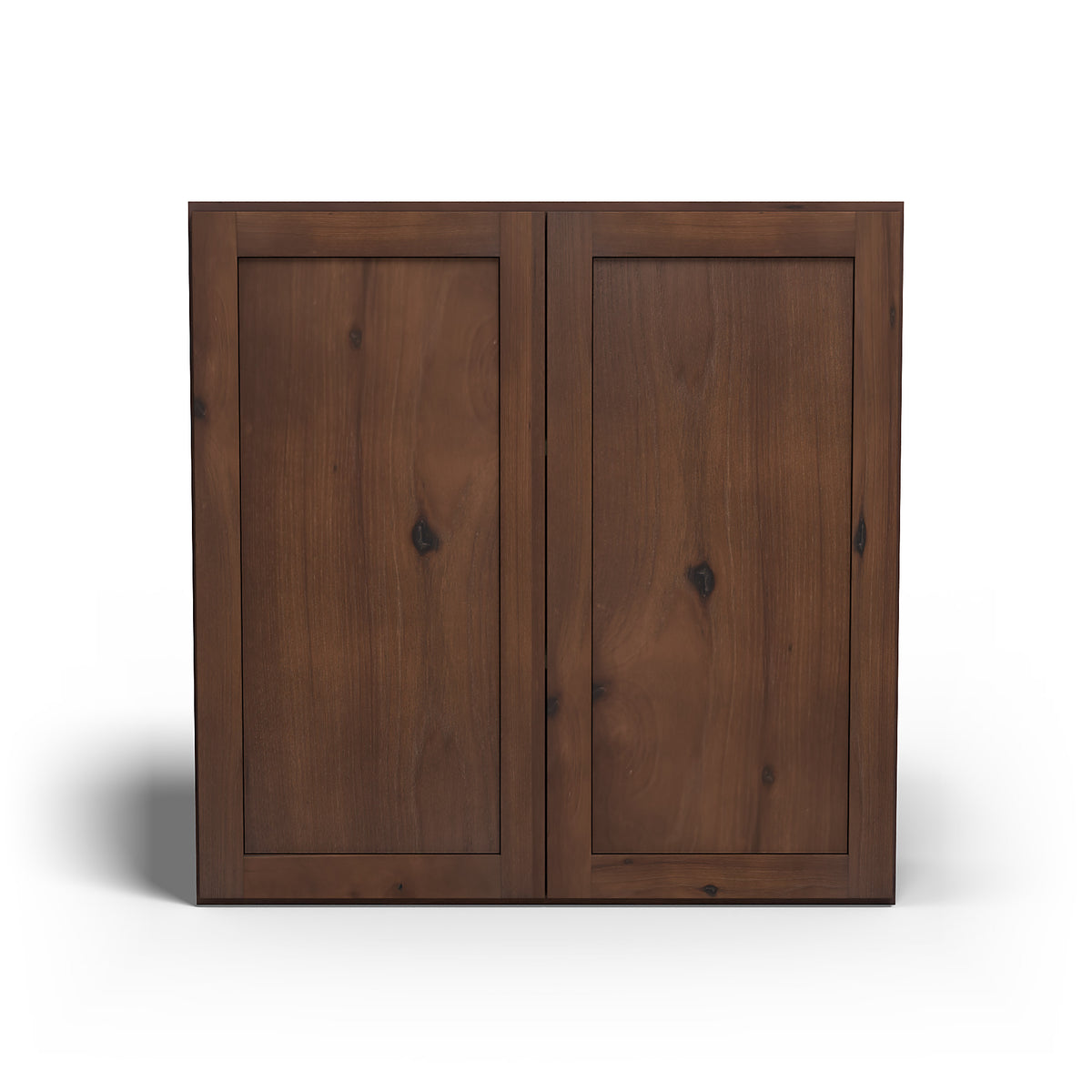Special Order - 36" x 36" Wall Cabinet Rustic Walnut - W3636 36" Wall Cabinets GHI Rustic Walnut Special Order SPRWS Wall Cabinets