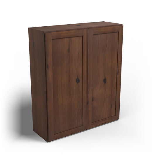 Special Order - 36" x 42" Wall Cabinet Rustic Walnut - W3642