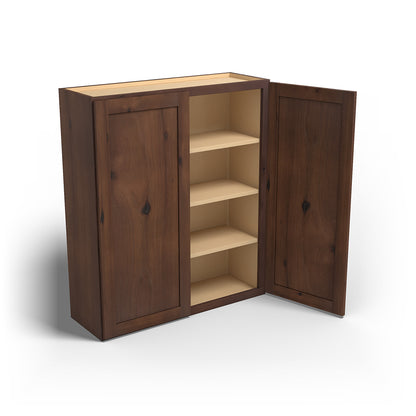 Special Order - 36" x 42" Wall Cabinet Rustic Walnut - W3642 42" Wall Cabinets GHI Rustic Walnut Special Order SPRWS Wall Cabinets