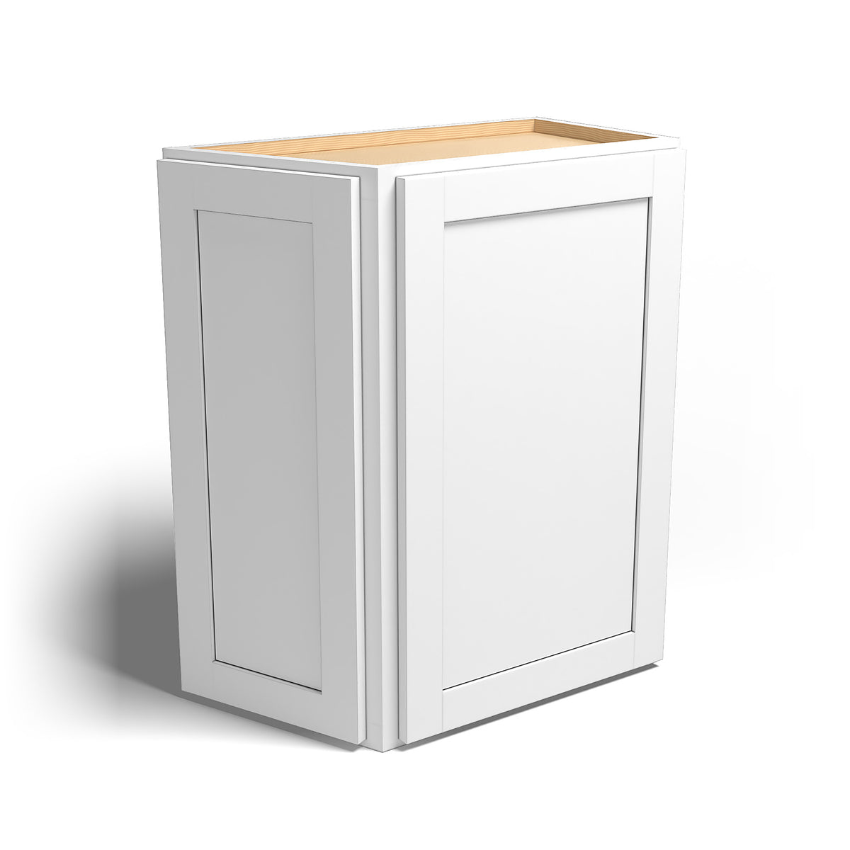 Special Order - 24" x 30" Wall Angle Corner Arcadia White Shaker - WAC2430 30" Wall Cabinets Arcadia White Corner Wall Cabinets GHI SPACW Special Order Wall Cabinets