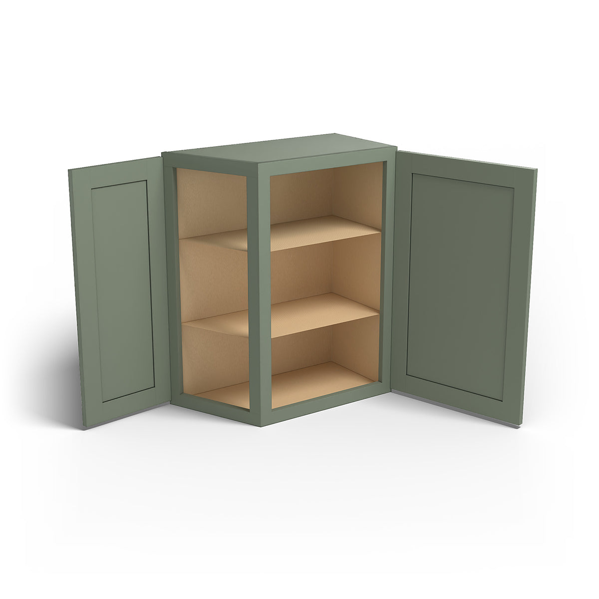Special Order - 24" x 30" Wall Angle Corner Cabinet Forest Green - WAC2430