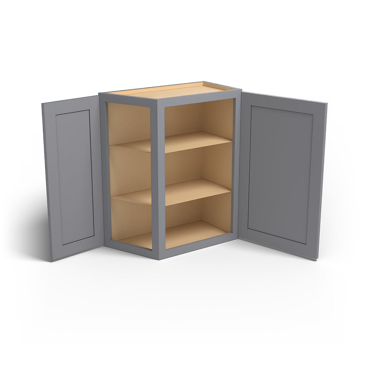 Special Order - 24" x 30" Wall Angle Corner Cabinet Pacific Gray - WAC2430 30" Wall Cabinets Corner Wall Cabinets GHI Pacific Gray Special Order SPPGS Wall Cabinets