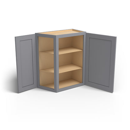 Special Order - 24" x 30" Wall Angle Corner Cabinet Pacific Gray - WAC2430 30" Wall Cabinets Corner Wall Cabinets GHI Pacific Gray Special Order SPPGS Wall Cabinets