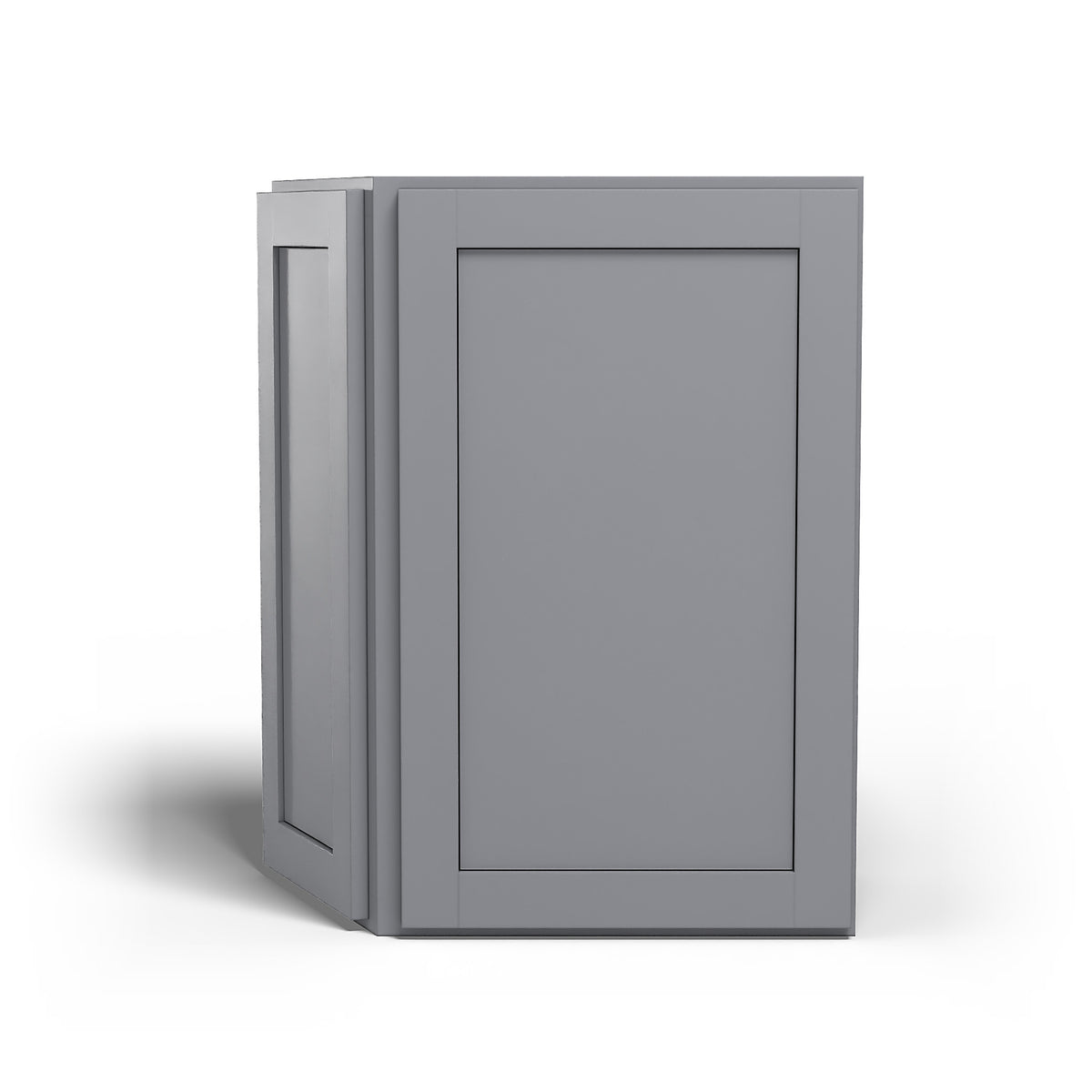 Special Order - 24" x 30" Wall Angle Corner Cabinet Pacific Gray - WAC2430 30" Wall Cabinets Corner Wall Cabinets GHI Pacific Gray Special Order SPPGS Wall Cabinets