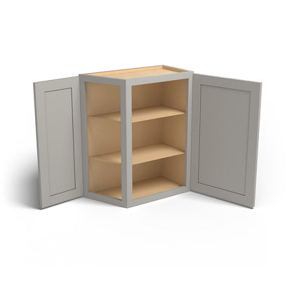 Special Order - 24" x 30" Wall Angle Corner Stone Harbor Gray - WAC2430 30" Wall Cabinets Corner Wall Cabinets GHI Special Order SPSHG Stone Harbor Gray Wall Cabinets