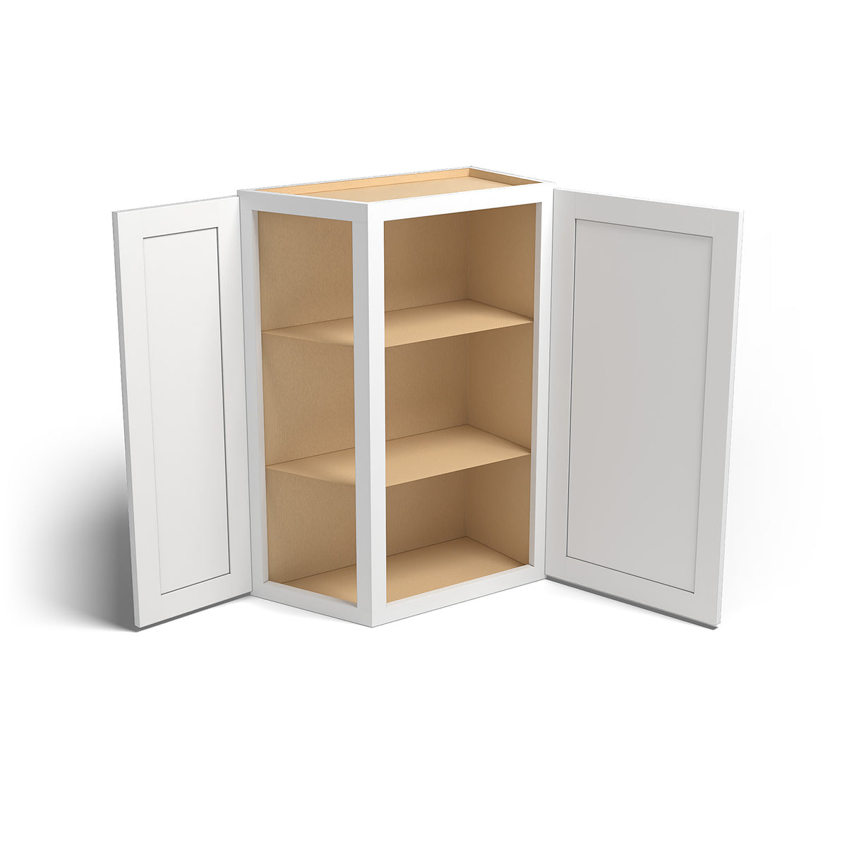 Special Order - 24" x 36" Wall Angle Corner Arcadia White Shaker - WAC2436 36" Wall Cabinets Arcadia White Corner Wall Cabinets GHI SPACW Special Order Wall Cabinets