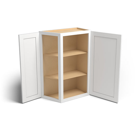 Special Order - 24" x 36" Wall Angle Corner Arcadia White Shaker - WAC2436 36" Wall Cabinets Arcadia White Corner Wall Cabinets GHI SPACW Special Order Wall Cabinets