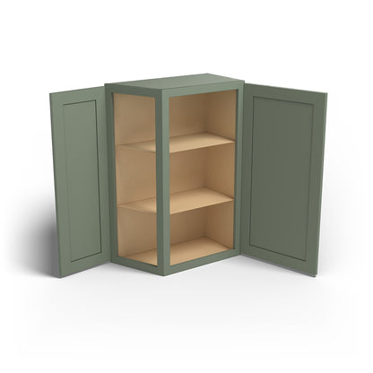 Special Order - 24" x 36" Wall Angle Corner Cabinet Forest Green - WAC2436