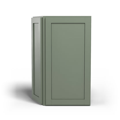 Special Order - 24" x 36" Wall Angle Corner Cabinet Forest Green - WAC2436