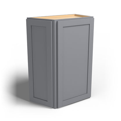 Special Order - 24" x 36" Wall Angle Corner Cabinet Pacific Gray - WAC2436 36" Wall Cabinets Corner Wall Cabinets GHI Pacific Gray Special Order SPPGS Wall Cabinets