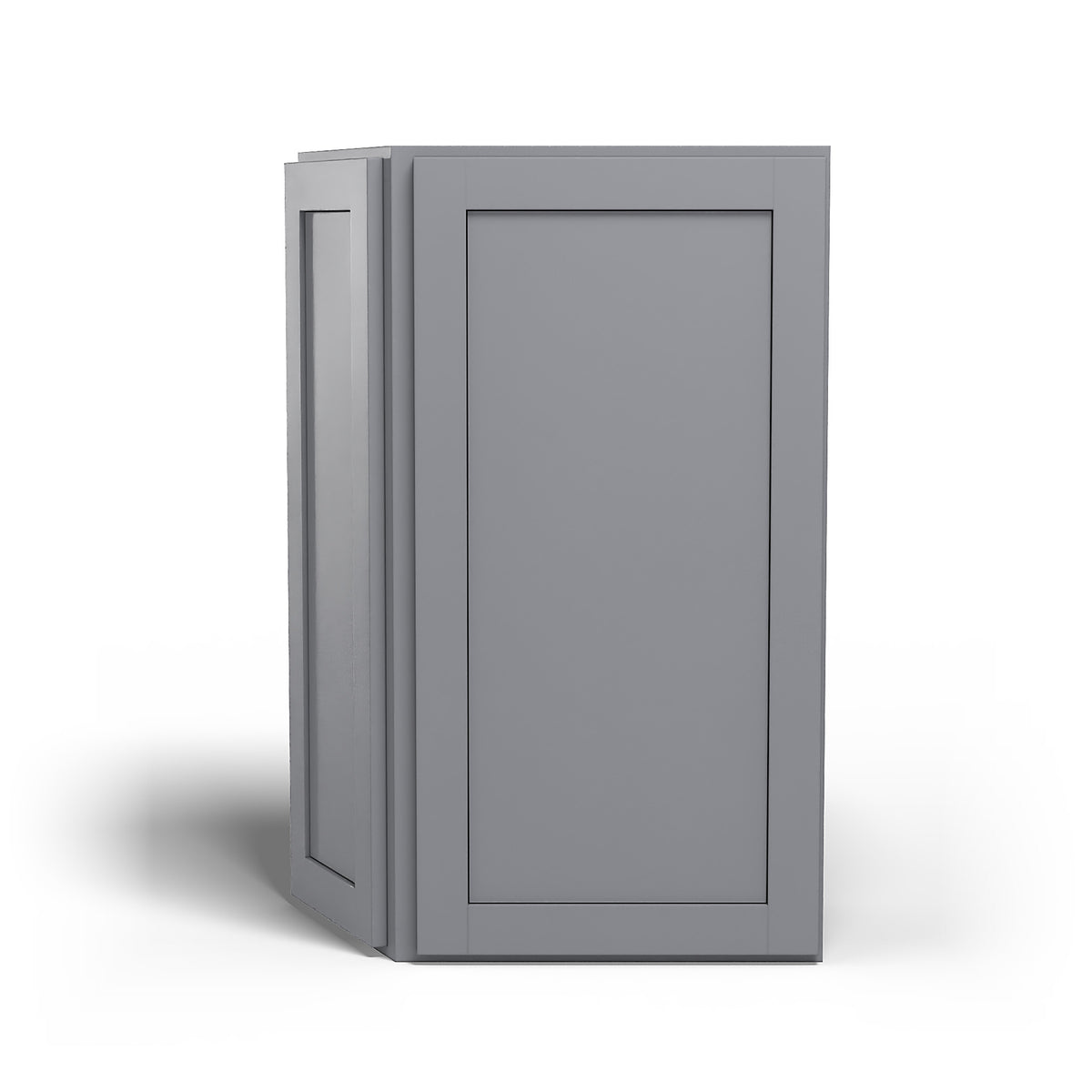 Special Order - 24" x 36" Wall Angle Corner Cabinet Pacific Gray - WAC2436 36" Wall Cabinets Corner Wall Cabinets GHI Pacific Gray Special Order SPPGS Wall Cabinets