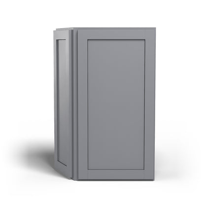 Special Order - 24" x 36" Wall Angle Corner Cabinet Pacific Gray - WAC2436 36" Wall Cabinets Corner Wall Cabinets GHI Pacific Gray Special Order SPPGS Wall Cabinets
