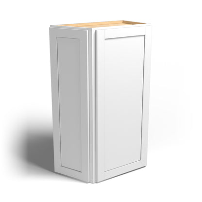 Special Order - 24" x 42" Wall Angle Corner Arcadia White Shaker - WAC2442 42" Wall Cabinets Arcadia White Corner Wall Cabinets GHI SPACW Special Order Wall Cabinets