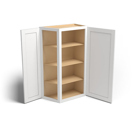 Special Order - 24" x 42" Wall Angle Corner Arcadia White Shaker - WAC2442 42" Wall Cabinets Arcadia White Corner Wall Cabinets GHI SPACW Special Order Wall Cabinets
