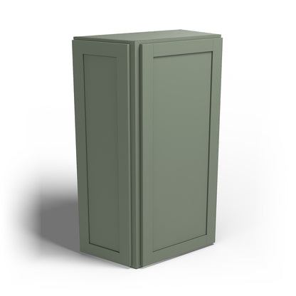 Special Order - 24" x 42" Wall Angle Corner Cabinet Forest Green - WAC2442
