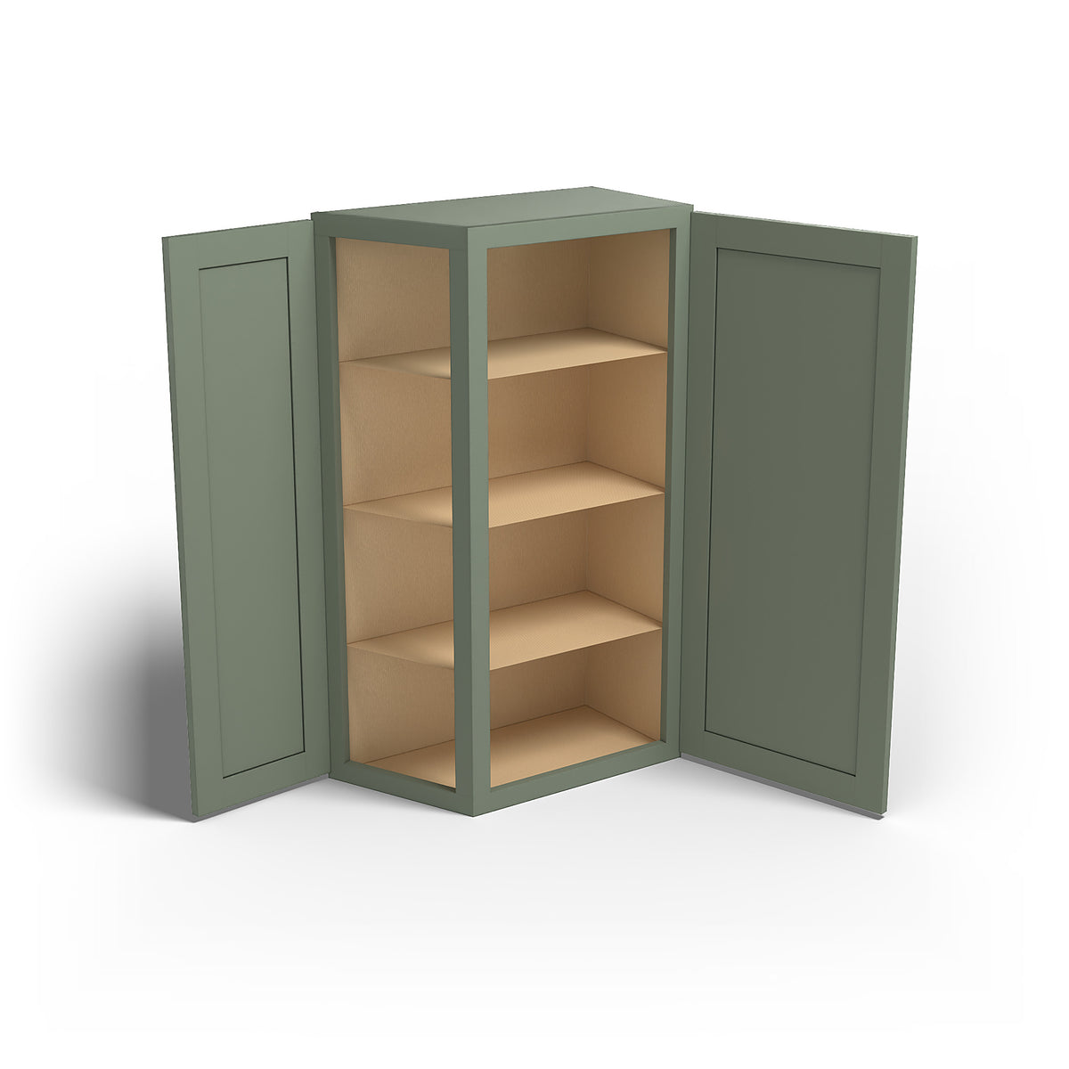 Special Order - 24" x 42" Wall Angle Corner Cabinet Forest Green - WAC2442