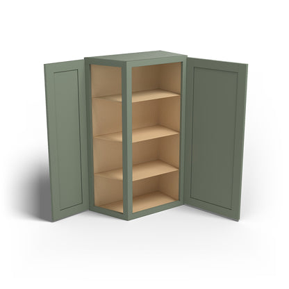 Special Order - 24" x 42" Wall Angle Corner Cabinet Forest Green - WAC2442