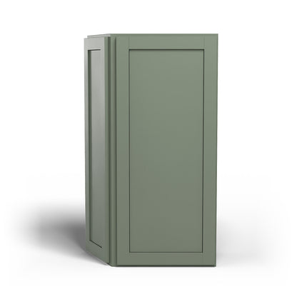 Special Order - 24" x 42" Wall Angle Corner Cabinet Forest Green - WAC2442