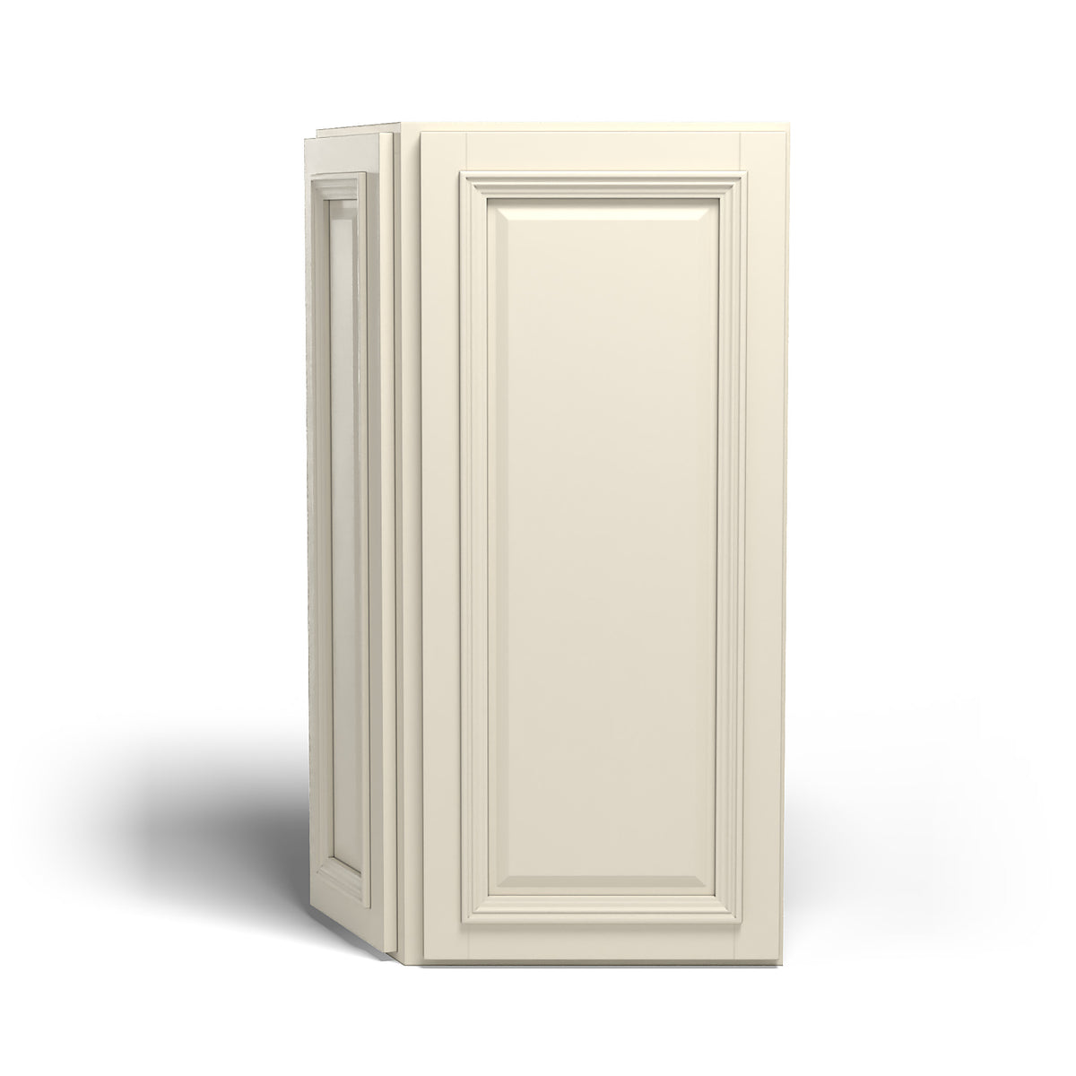 Special Order - 24" x 42" Wall Angle Corner Nantucket Linen - WAC2442 42" Wall Cabinets Corner Wall Cabinets GHI Nantucket Linen Special Order SPNTL Wall Cabinets