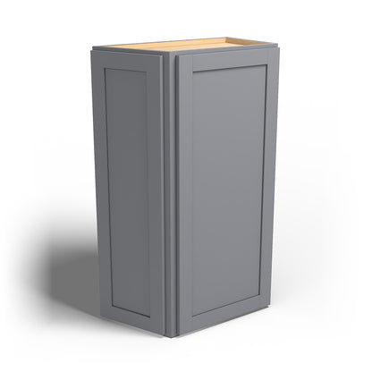 Special Order - 24" x 42" Wall Angle Corner Cabinet Pacific Gray - WAC2442 42" Wall Cabinets Corner Wall Cabinets GHI Pacific Gray Special Order SPPGS Wall Cabinets