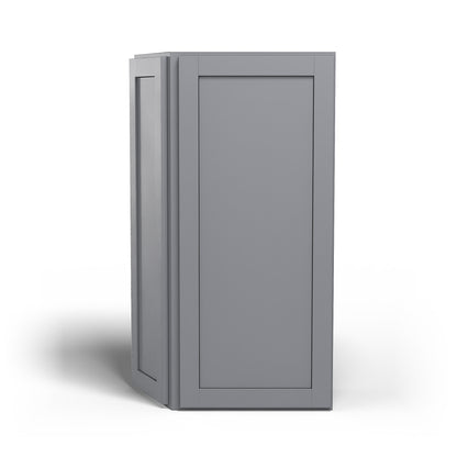 Special Order - 24" x 42" Wall Angle Corner Cabinet Pacific Gray - WAC2442 42" Wall Cabinets Corner Wall Cabinets GHI Pacific Gray Special Order SPPGS Wall Cabinets