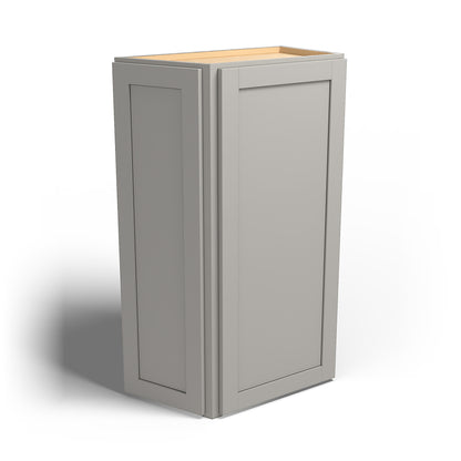 Special Order - 24" x 42" Wall Angle Corner Cabinet Stone Harbor Gray - WAC2442 42" Wall Cabinets Corner Wall Cabinets GHI Special Order SPSHG Stone Harbor Gray Wall Cabinets