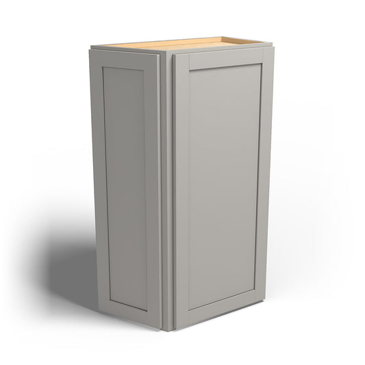 Special Order - 24" x 42" Wall Angle Corner Cabinet Stone Harbor Gray - WAC2442 42" Wall Cabinets Corner Wall Cabinets GHI Special Order SPSHG Stone Harbor Gray Wall Cabinets