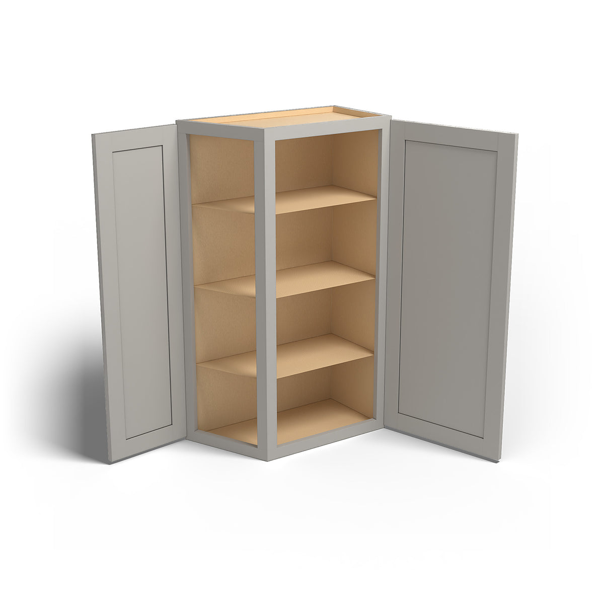 Special Order - 24" x 42" Wall Angle Corner Cabinet Stone Harbor Gray - WAC2442 42" Wall Cabinets Corner Wall Cabinets GHI Special Order SPSHG Stone Harbor Gray Wall Cabinets