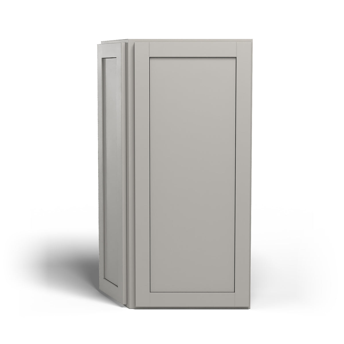 Special Order - 24" x 42" Wall Angle Corner Cabinet Stone Harbor Gray - WAC2442 42" Wall Cabinets Corner Wall Cabinets GHI Special Order SPSHG Stone Harbor Gray Wall Cabinets