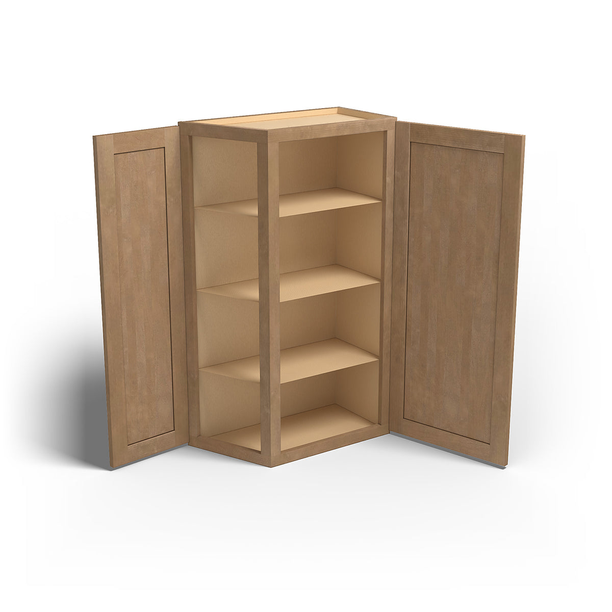 Special Order - 24" x 42" Wall Angle Corner Cabinet Sonona Sand - WAC2442 42" Wall Cabinets Corner Wall Cabinets GHI Sonona Sand Special Order SPSNS Wall Cabinets