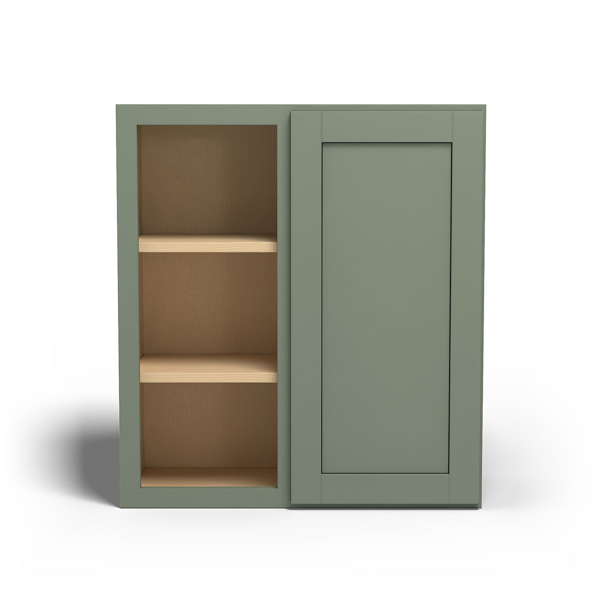 Special Order - 27" x 30" Wall Blind Corner Cabinet Forest Green - WBC2730