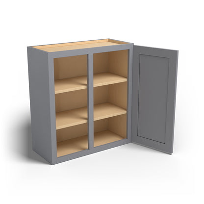 Special Order - 27" x 30" Wall Blind Corner Cabinet Pacific Gray - WBC2730 30" Wall Cabinets Corner Wall Cabinets GHI Pacific Gray Special Order SPPGS Wall Cabinets