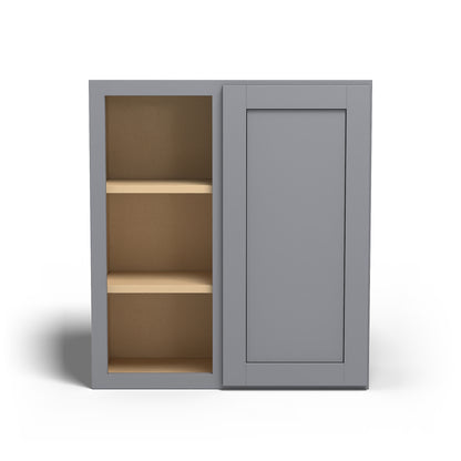 Special Order - 27" x 30" Wall Blind Corner Cabinet Pacific Gray - WBC2730 30" Wall Cabinets Corner Wall Cabinets GHI Pacific Gray Special Order SPPGS Wall Cabinets
