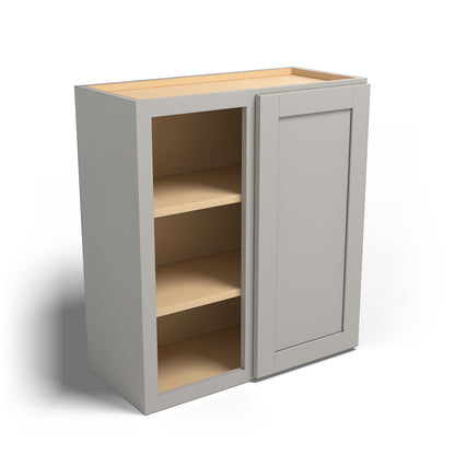 Special Order - 27" x 30 " Wall Blind Corner Cabinet Stone Harbor Gray - WBC2730 30" Wall Cabinets Corner Wall Cabinets GHI Special Order SPSHG Stone Harbor Gray Wall Cabinets