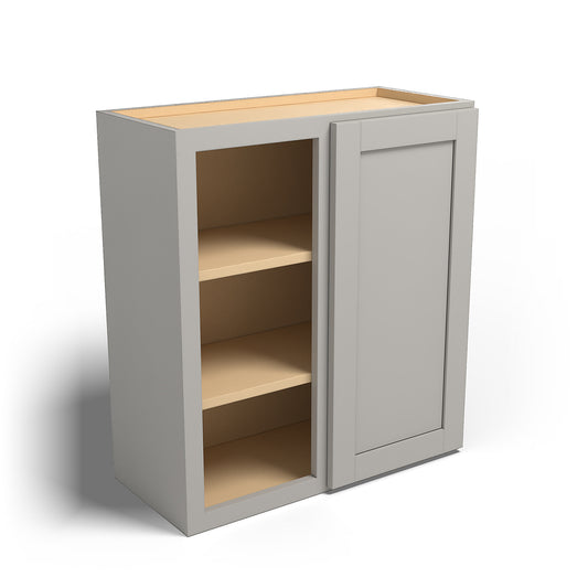 Special Order - 27" x 30 " Wall Blind Corner Cabinet Stone Harbor Gray - WBC2730 30" Wall Cabinets Corner Wall Cabinets GHI Special Order SPSHG Stone Harbor Gray Wall Cabinets