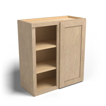 Special Order - 27" x 30" Wall Blind Corner Cabinet Sonona Wheat - WBC2730 30" Wall Cabinets Corner Wall Cabinets GHI Sonona Wheat Special Order SPSNW Wall Cabinets
