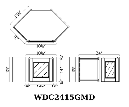 GHI line drawing WDC2415GMD