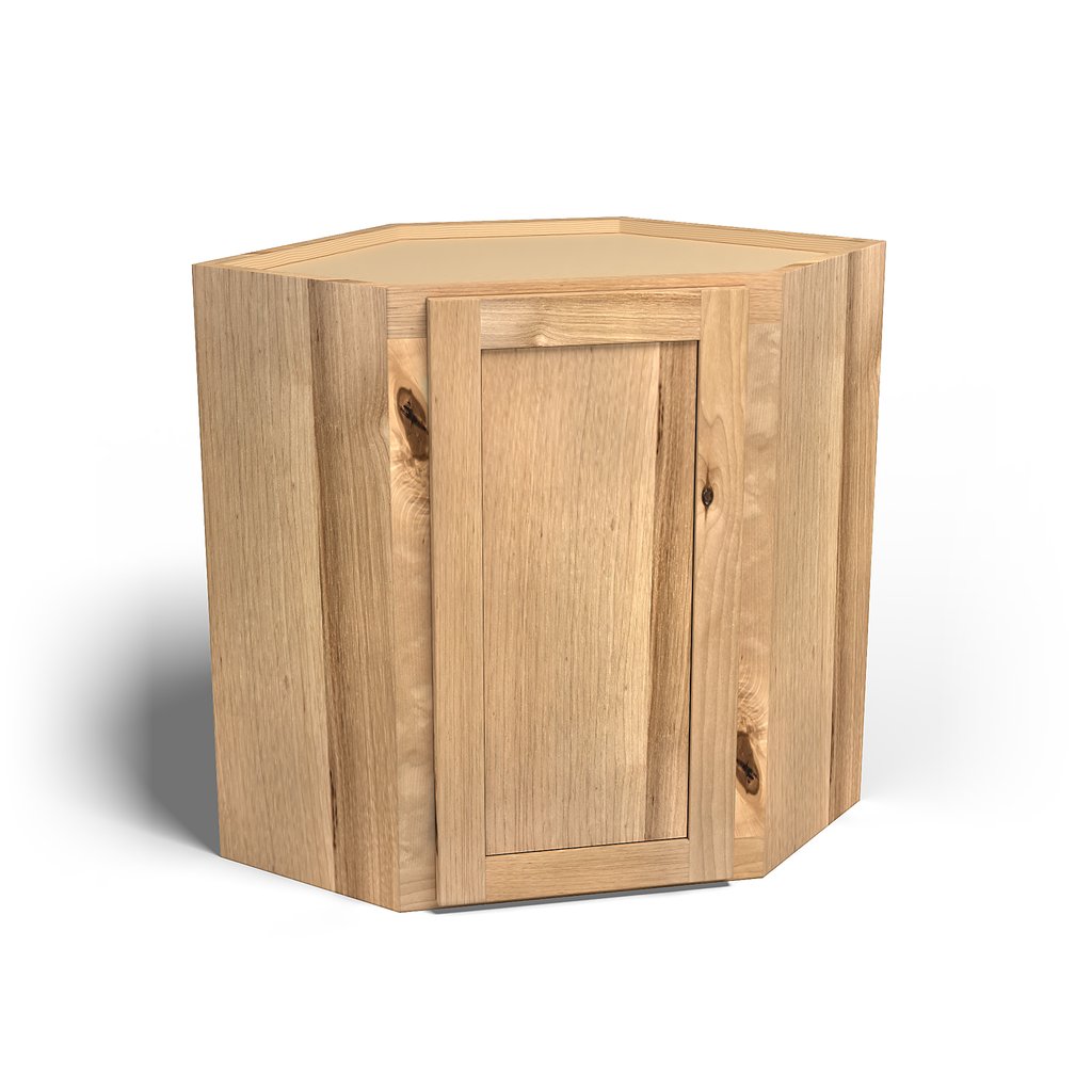 Special Order - 24" x 30" Wall Diagonal Corner Cabinet Frontier Shaker - WDC2430 30" Wall Cabinets Corner Wall Cabinets Frontier Shaker GHI Special Order SPFTS Wall Cabinets