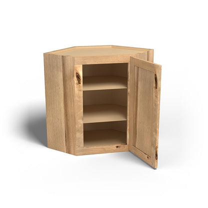 Special Order - 24" x 30" Wall Diagonal Corner Cabinet Frontier Shaker - WDC2430 30" Wall Cabinets Corner Wall Cabinets Frontier Shaker GHI Special Order SPFTS Wall Cabinets